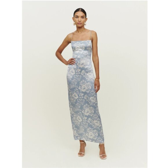 Reformation Dresses & Skirts - Reformation Frankie Silk Dress - Porcelain
